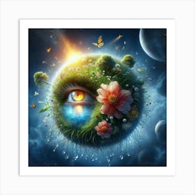 Eye Of The Earth Art Print