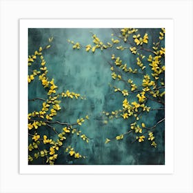 Forsythia Tree Art Print