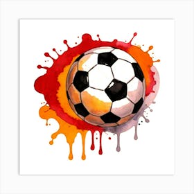 Soccer Ball 2 Art Print