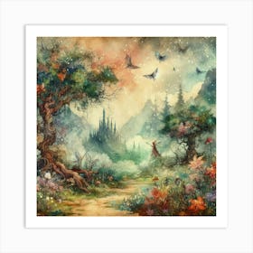 Fairytale Forest 9 Art Print