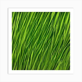 Green Grass Background 25 Art Print