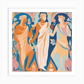 Greek Gods Art Print