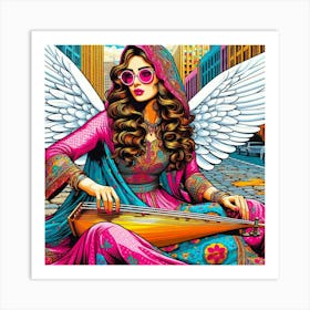 Girl in tehran5 Art Print