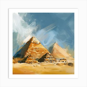 Egyptian Pyramids 1 Art Print