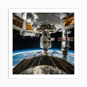 International Space Station Art Print