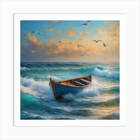 BB Borsa  Boat NAWRAS Art Print