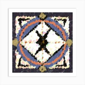 Abstract Prismatic Spin Painting Art Print