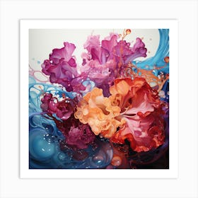 Xhl7071 Flower Art By Tom Levin Watercolor On Canvas In The Sty 35d37bb4 3855 40bc Afda Bd9041d0c071 Art Print