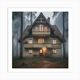 House In The Woods Art Print