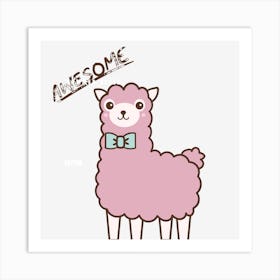 Cute Llama Poster