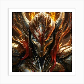 Image Of A Warriorhjn Art Print