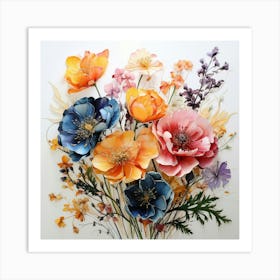 Bouquet Of Flowers 19 Art Print