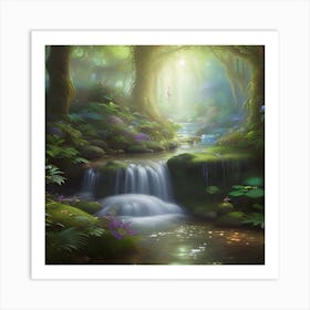 Fantasy Forest Art Print