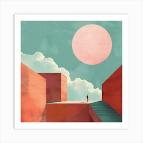 City On A Hill Art Print