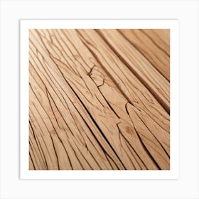 Close Up Of Wood Grain Art Print