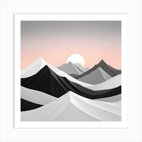 Mountain Landscape 13 Art Print