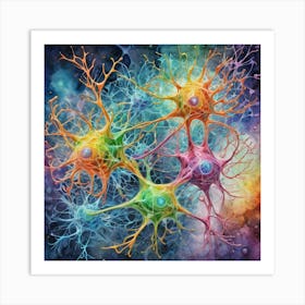 Neuron Painting 6 Art Print