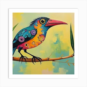 Colorful Bird Art Print