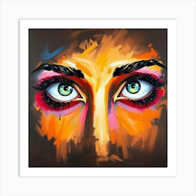 Eyes Of A Woman Art Print