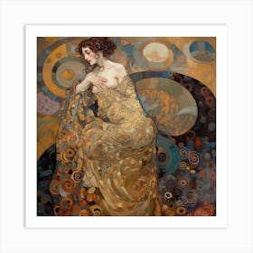 'The Woman In Gold' Art Print