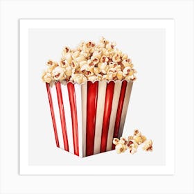 Popcorn In A Box 3 Art Print