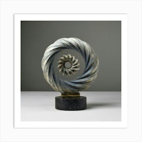 Spiral Sculpture 16 Art Print