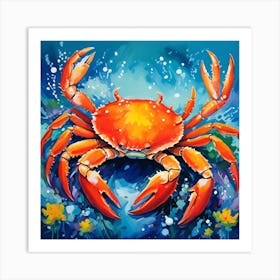 RED CRAB Art Print