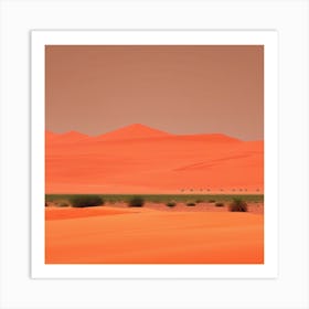 Desert Landscape - Desert Stock Videos & Royalty-Free Footage 5 Art Print