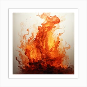 Fire Stock Videos & Royalty-Free Footage 1 Art Print