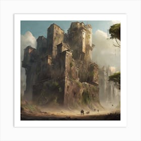 Fantasy Castle 105 Art Print