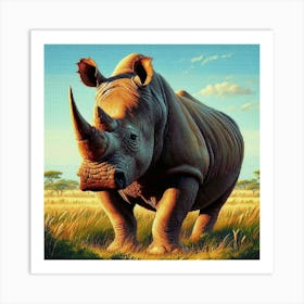 Rhinoceros Art Print