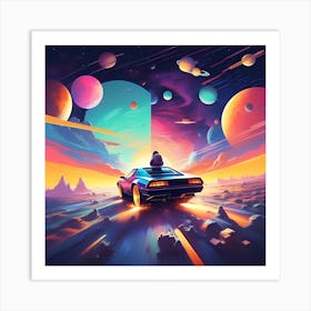 Back To The Future Art Print