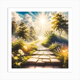 Path To Heaven Art Print