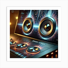 Sovereign Flame Laptop Speakers Art Print