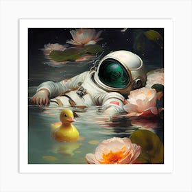 My Space Siesta Square Art Print