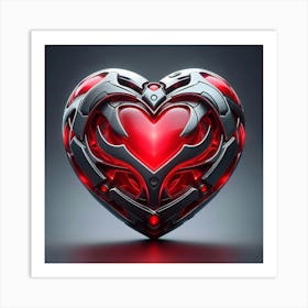 Heart - Heart Stock Videos & Royalty-Free Footage Art Print