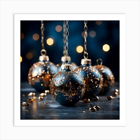 Christmas Ornaments 35 Art Print