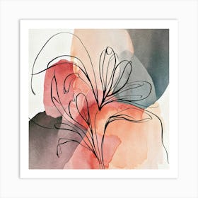 Abstract Watercolor Painting Art Print