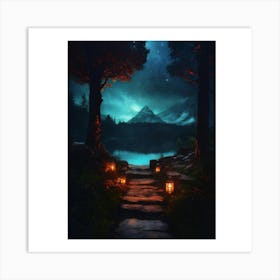 Twilight Forest 1 Art Print