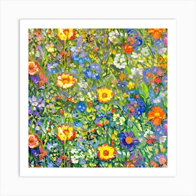 Garden Of Flowers Art Print