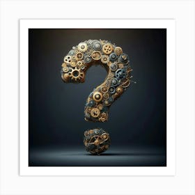 Question Mark 2 Art Print