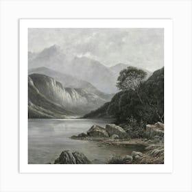 View Of A Lake 5 Art Print