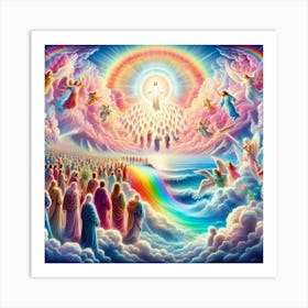 The Rainbow Bridge oh Heaven Art Print