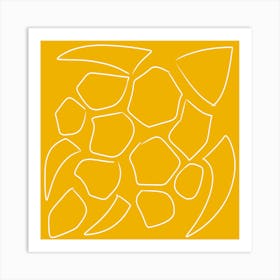 Yellow Turtle Art Print