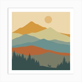 Mountain Landscape 3 Art Print