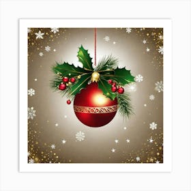 Christmas Ornament Art Print