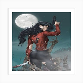 Anita Black Art Print