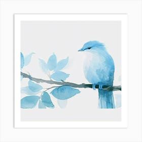 Blue Bird Art Print