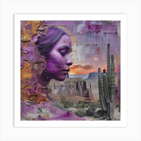 'Purple' Art Print