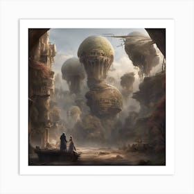 City In The Sky Art Print